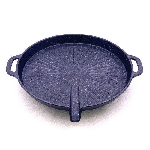 Portable Korean BBQ Stone Grill Plate Non Stick Coated Round - 33cm - Toytexx Portable Korean BBQ Stone Grill Plate Non Stick Coated Round - 33cm - Toytexx